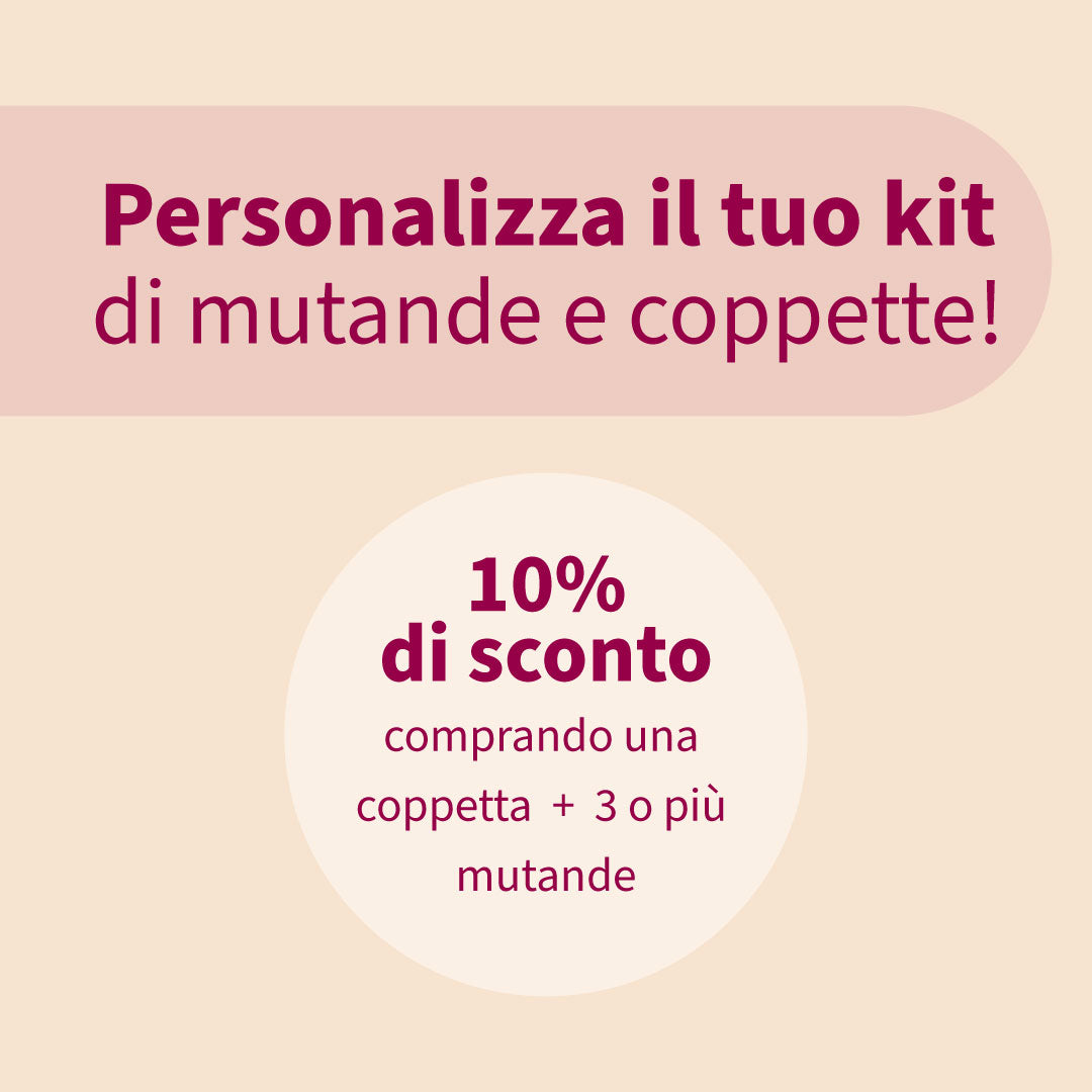 Kit mutanda+coppetta